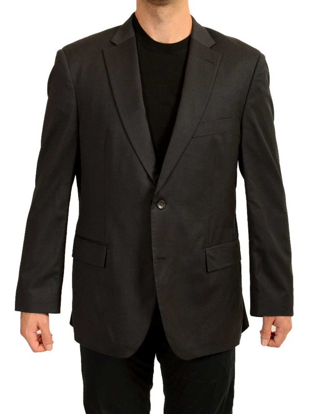 Hugo Boss Men's "T-Howard2/Court3" 100% Wool Sport Coat Blazer US 46R IT 56R